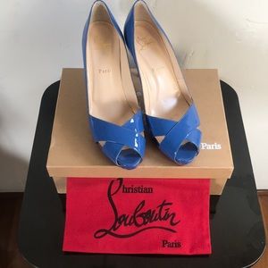 Christian Louboutin Blue Heels